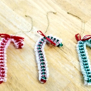 Vintage Handmade Beaded Christmas Ornaments